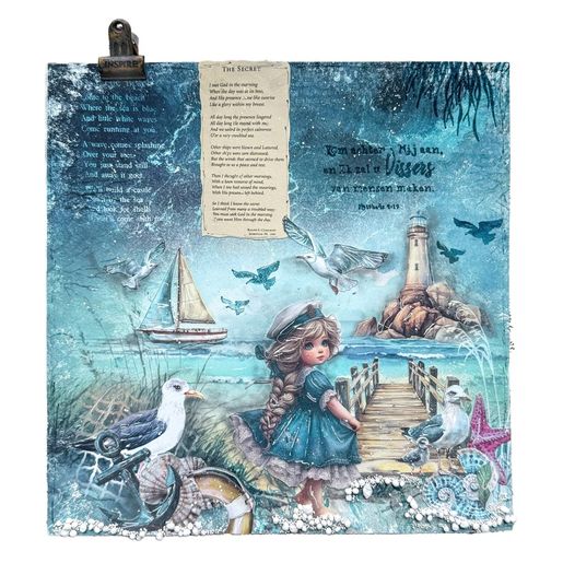 Blok s papírovými výseky Studio Light "Tide of Hope", A5, 20 l.