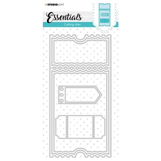 Vyřezávací šablony Studio Light, 8 ks - Velký tiket