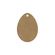 Dřevěný výřez k dekoraci Gomille, závěsný, 4,3x6 cm - Vajíčko, mini