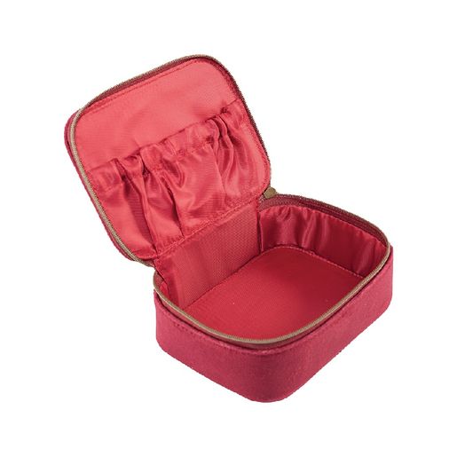 Vyšívané cestovní pouzdro na šperky Wrendale Designs "Golden Hour" - Zajíc