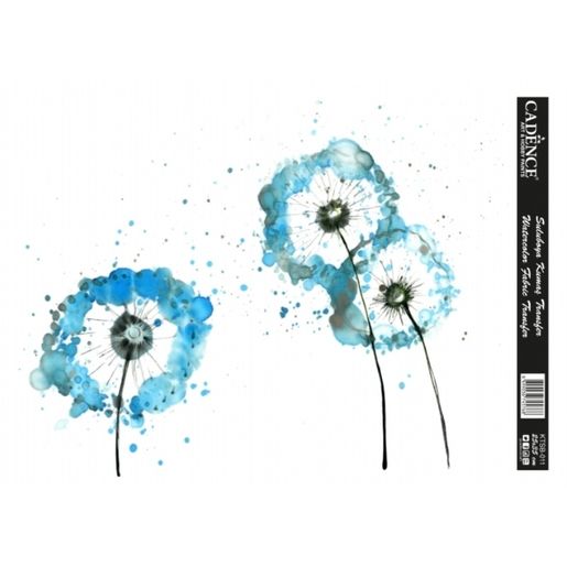 Transferový obrázek na textil Cadence, 25x35 cm - Pampelišky