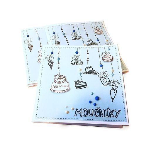 Razítka Aladine Stampo Hobby, 45 ks - Moučníky