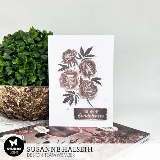 Blok s papírovými výseky Studio Light "Cherished Memories", A5, 20 l. - Vzpomínáme