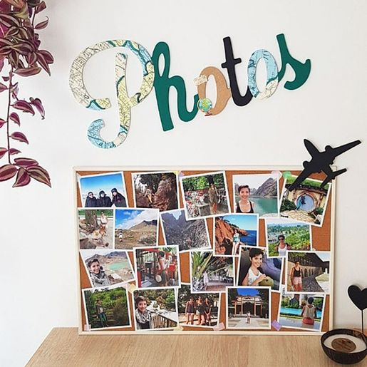 Dřevěný výřez k dekoraci Gomille, 18x11 cm - Letadlo