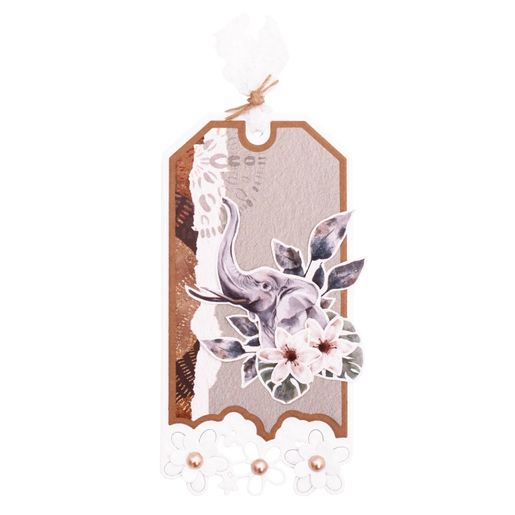 Vyřezávací šablony Studio Light, 13 ks - Karty s kytičkami