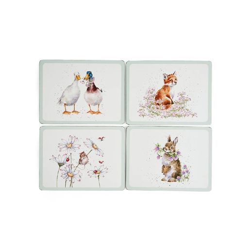 Korkové prostírání Wrendale Designs, 30,5x23 cm, sada 4 ks