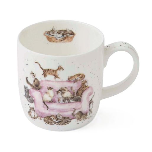 Porcelánový hrnek Wrendale Designs "Cattitude", 0,31 l - Kočky