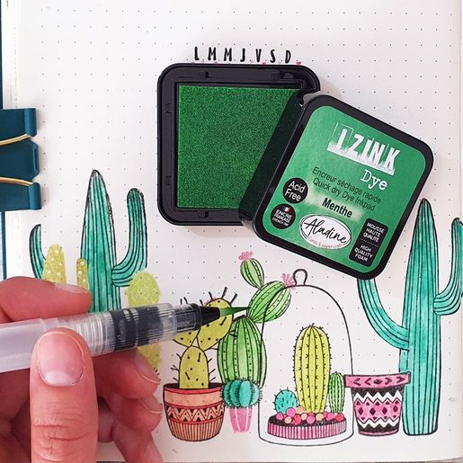 Razítkovací polštářek Aladine Izink Dye - VYBERTE ODSTÍN