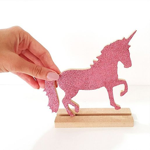 Stojánek na dřevěné dekorace Gomille, 12x3,5 cm - krátký