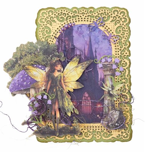 Blok s papírovými výseky Studio Light "Enchanted Fairytale", A5, 20 l.