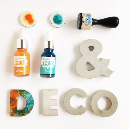 Betonová písmena k dekoraci Aladine, velikost 7,6 cm - VYBERTE PÍSMENO