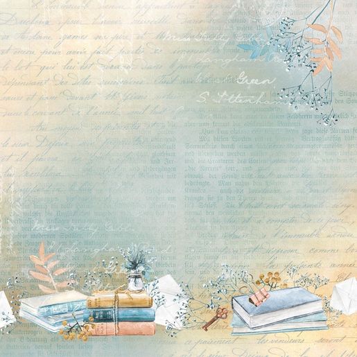 Blok scrapbookových papírů Studio Light "Write Your Story", 30,5x30,5 cm, 12 l.