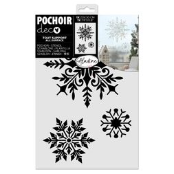 Šablona Aladine, 20x30 cm - Sněhové vločky