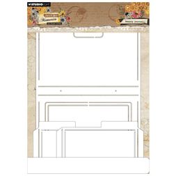 Šablona na obkreslení Studio Light "Sweet Bee Memories" - Sešit art journal