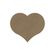 Dřevěný výřez k dekoraci Gomille, 10x9 cm - Srdíčko