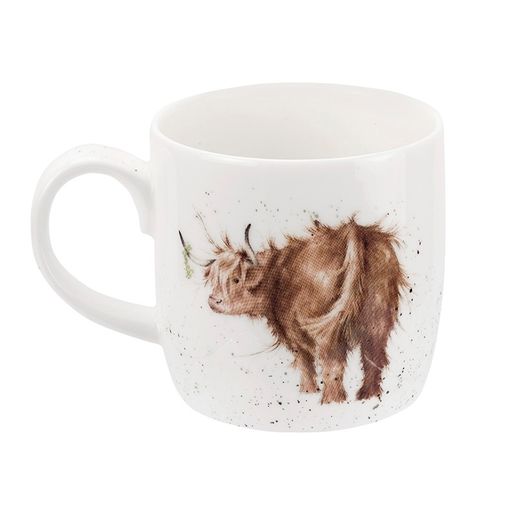 Porcelánový hrnek Wrendale Designs "Highland Cow", 0,31 l - Kráva