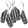 Šablona TCW - Peacock Feathers - VYBERTE VELIKOST