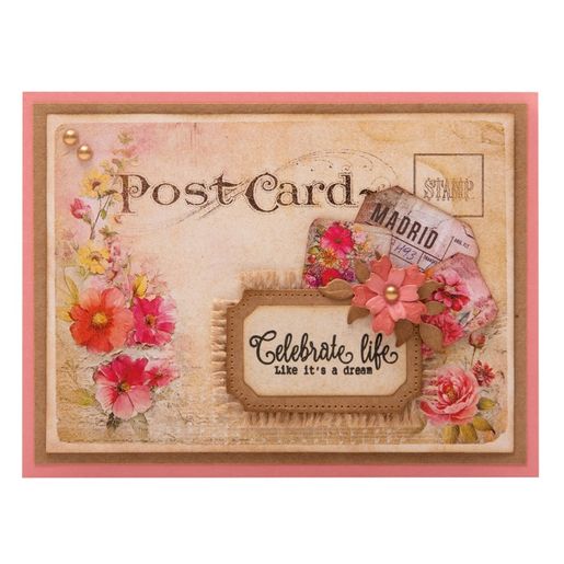 Gelová razítka Studio Light "Diary of Dreams", 6 ks - Zvonky a krystaly