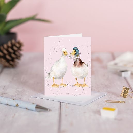 Dárková kartička Wrendale Designs "Not a Daisy Goes By" - Kachny