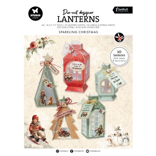 DIY Vánoční lucerny Studio Light, A4, 12 l. - Dárkové