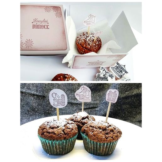 Vánoční razítka Aladine Stampo Noël, 13 ks - Vůně Vánoc