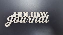 Kartonový výsek - Holiday Journal