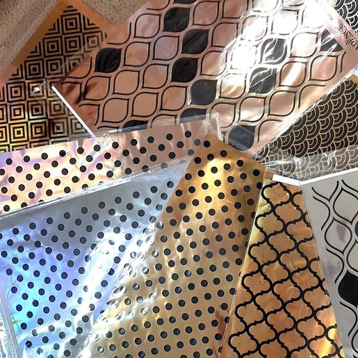 Transferový obrázek na textil Cadence, A3 - Zlaté puntíky