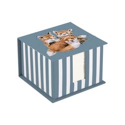 Poznámkový bloček Wrendale Designs "Snug as a Cub",  450 l. - Lišky