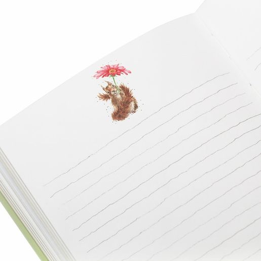 Luxusní zápisník Wrendale Designs "The Waiting Game", A5, 100 l., linkovaný - Liška