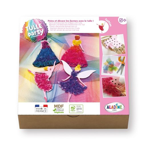 Kreativní sada pro děti Aladine - Tylové šatičky