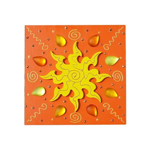 Dřevěný výřez k dekoraci Gomille, 39x39 cm - Deska, čtverec