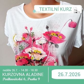 Letní trička s vlčími máky a puntíky