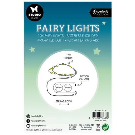 Vánoční světelný řetěz Studio Light, 90 cm - 10 LED světel
