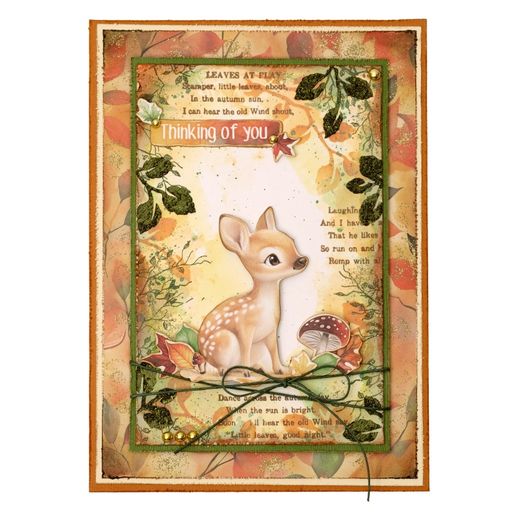 Blok s papírovými výseky Studio Light "Charming Autumn", A5, 20 l. - Líbezný podzim