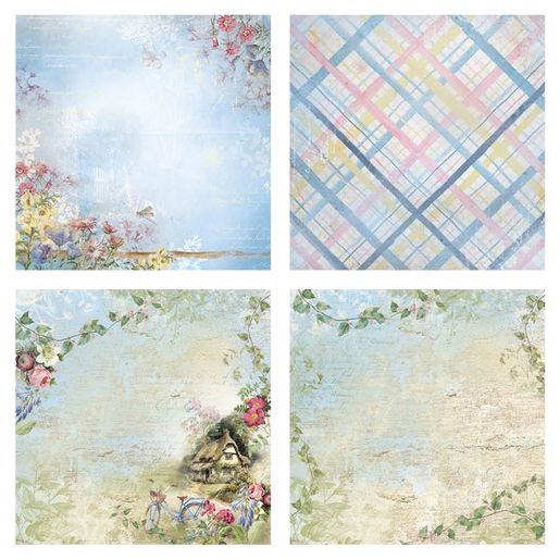 Scrapbookový blok Studio Light "Wild & Free", 30,5x30,5 cm, 12 l.