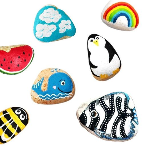 Akrylové barvy Cadence, 25 ml, sada 6 ks a akrylový lak - zářivé