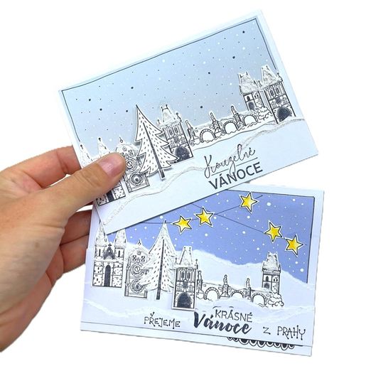 Razítka Aladine Stampo City, 12 ks - Praha