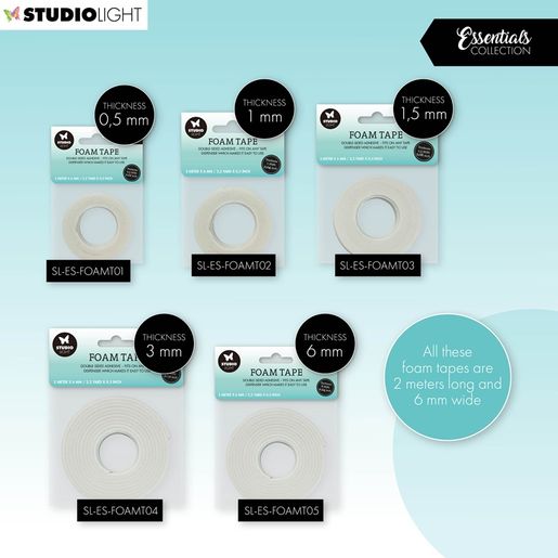 Oboustranná pěnová lepicí páska Studio Light - tloušťka 3 mm