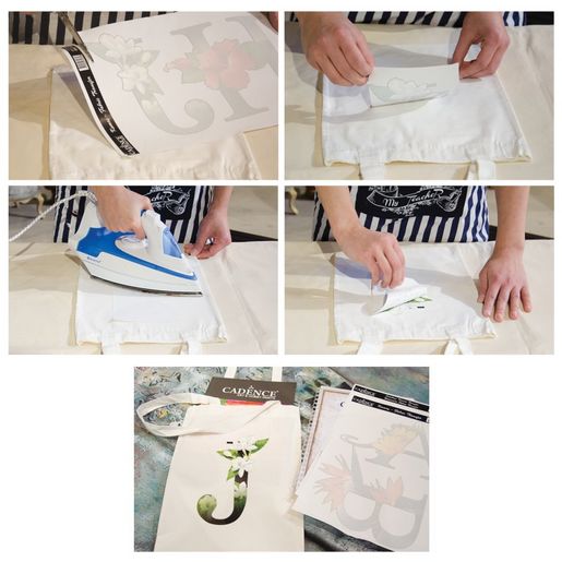 Transferový obrázek na textil Cadence, 25x35 cm - Papoušci