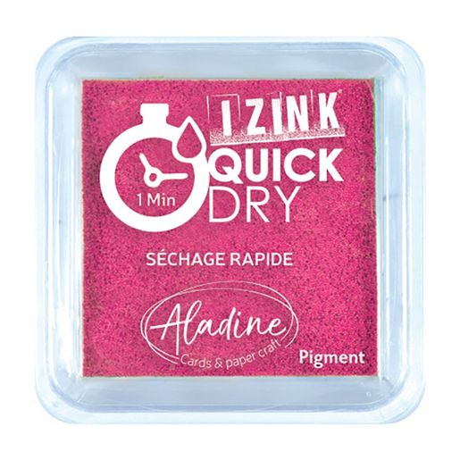 Razítkovací polštářek Aladine Izink Quick Dry - rose, růžový