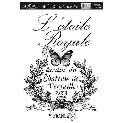 Transferový obrázek Cadence Home Deco, 25x35 cm - Zahrada ve Versailles