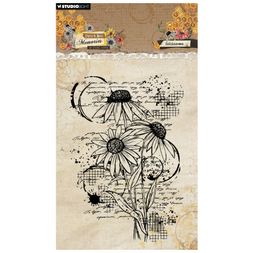 Gelové razítko Studio Light "Sweet Bee Memories", 9,3x13,6 cm - Echinacea