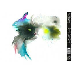 Transferový obrázek na textil Cadence, 25x35 cm - Kočka