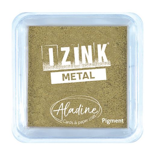 Razítkovací polštářek Aladine Izink Metal - or, zlatý