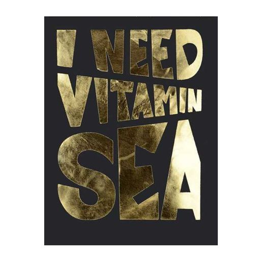 Nažehlovací nálepka Cadence, 21x30 cm, zlatá - Vitamin Sea