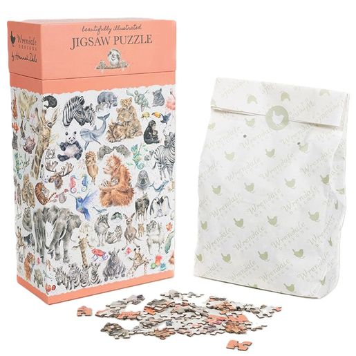 Puzzle Wrendale Designs "Zoology", 1000 dílků - Zoo