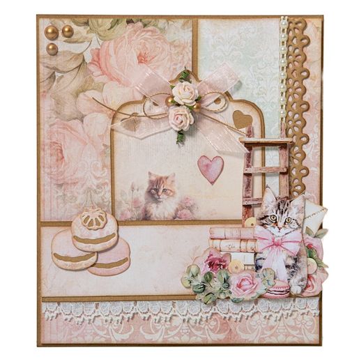 Blok s papírovými výseky Studio Light "A Cat