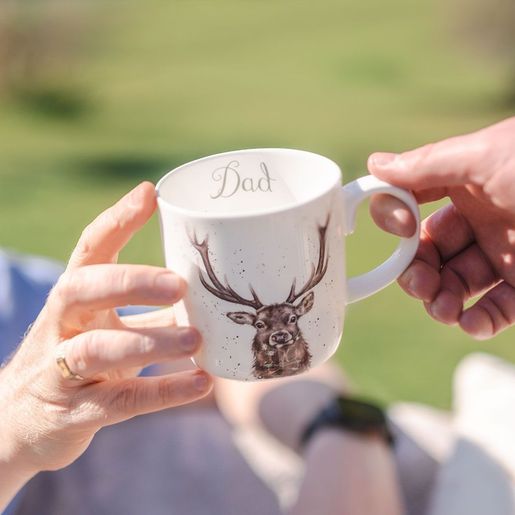Porcelánový hrnek Wrendale Designs "Dad", 0,4 l - Hrnek pro tatínka