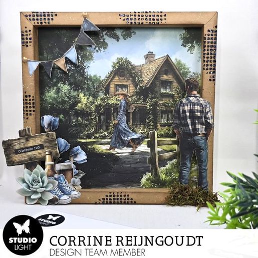 Papírové výseky Studio Light "Denim Weekends", 36 ks - Víkend v džínech