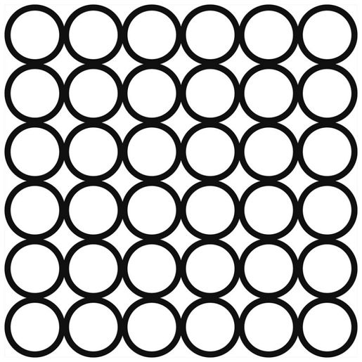 Šablona TCW - Grid of Rings - VYBERTE VELIKOST